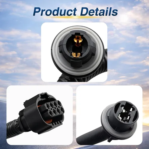 Vista 8 de Arnés de cableado de la lámpara trasera del lado del conductor compatible con Chevrolet Silverado 1500 2014 2015, 2500 3500 HD 2015, GMC Sierra 3500