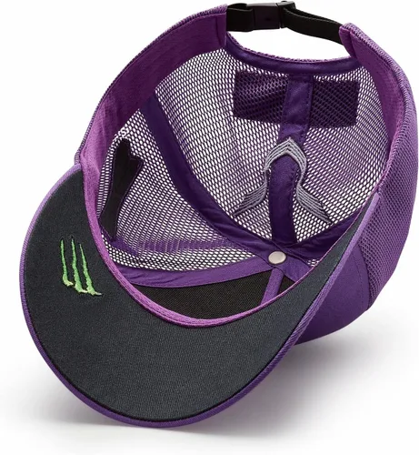 Vista 4 de Mercedes AMG Petronas Formula One Team - Producto oficial de Fórmula 1 - Gorra de camionero Lewis Hamilton 2022 - Púrpura, talla única, Púrpura