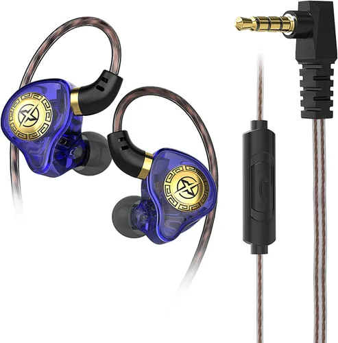 Vista 11 de FEDAI Auriculares con monitor de oído X1, auriculares con cable de sonido superior 1DD, auriculares profesionales con aislamiento de sonido