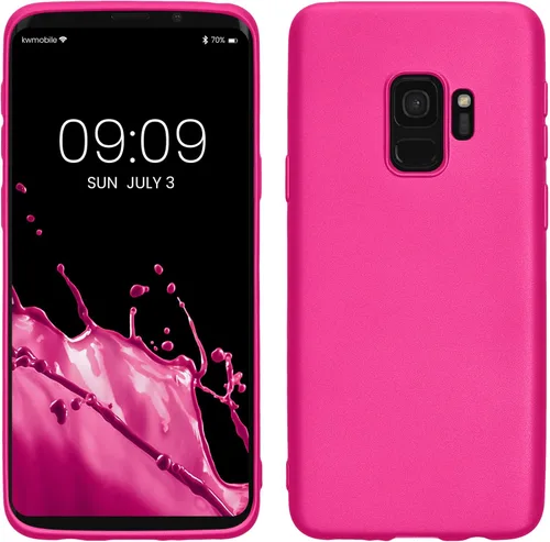 Vista 15 de kwmobile Funda compatible con Samsung Galaxy S9 - Funda protectora de silicona TPU suave y delgada - Arctic Night