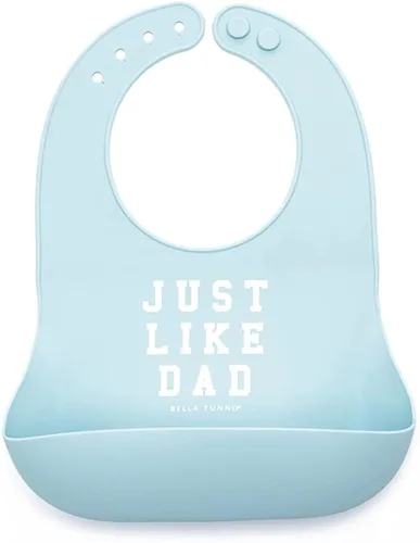 Vista 27 de Babero para bebés para comer de Bella Tunno, babero de silicona impermeable con gran atrapaalimentos, ajuste ajustable para bebés de 4 a 12 meses