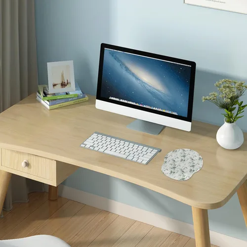 Vista 7 de RICHEN - Tapete ergonómico para mouse con soporte de muñeca, base de goma antideslizante para computadora, portátil y Mac, reposabrazos ligero