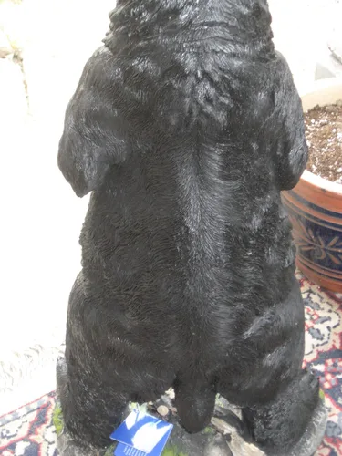 Vista 4 de Estatua de oso negro de pie de 31.5 pulgadas de alto ~ Gentle Ben ~