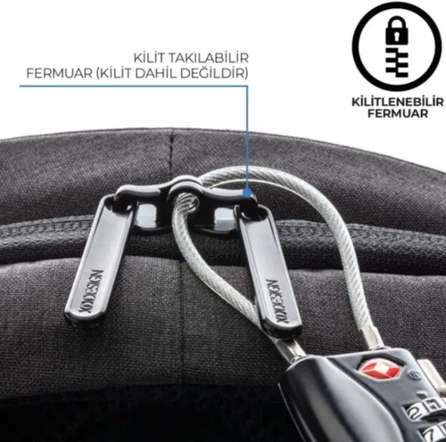 Vista 6 de XDDesign BOBBY HERO - Mochila antirrobo para computadora portátil, mochila de viaje aprobada para hombres y mujeres, Negro -, X-Grande, Mochila