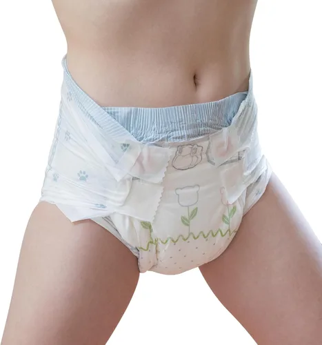 Vista 4 de Lil Comforts Teddy Bums - Pañales para adultos para hombres y mujeres, pañales de día y noche para adultos, ajuste cómodo y seguro (M)