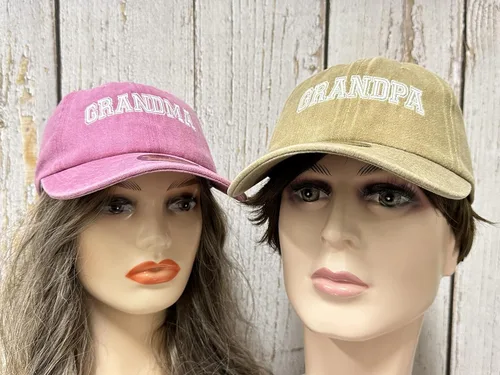 Vista 75 de Sombreros bordados para tío tía, abuelo, abuela, mamá, mini