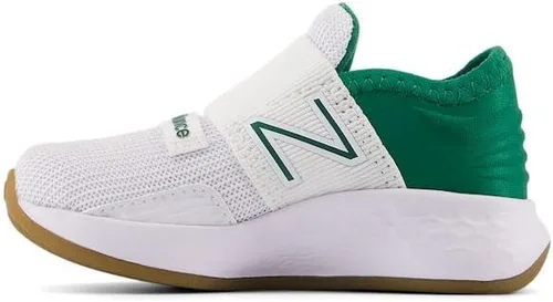 Vista 10 de New Balance Tenis unisex para bebé Fresh Foam Roav V1 sin cordones Aluminio ligero y negro.