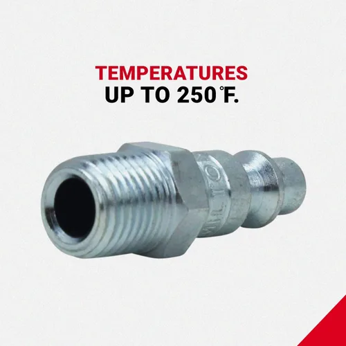 Vista 5 de Milton S-210 NPT kit acople y conector macho, NPT 1/4'' (12 unidades)
