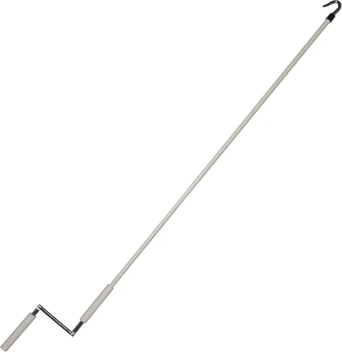 Vista 4 de Repuesto universal para instalación de parasol en exteriores/interiores, accesorios para persianas enrollables (beige, manivela)