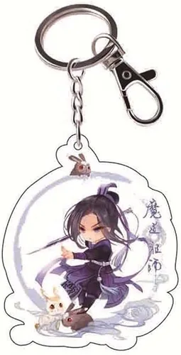 Vista 4 de SPDD Mo Dao Zu Shi - Llavero de acrílico Wei WuXian LAN WangJi llavero de anime, figuras de dibujos animados, colgante de acrílico, decoración
