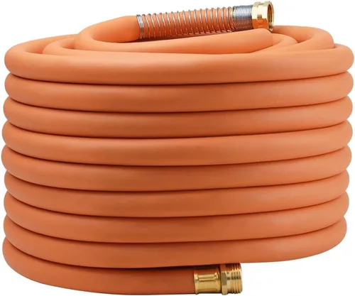 Vista 21 de Wiseflow Leader Hose Manguera de agua resistente de 3 x 5/8 pulgadas con accesorios de latón macho a hembra, extensor de manguera corta para carrete
