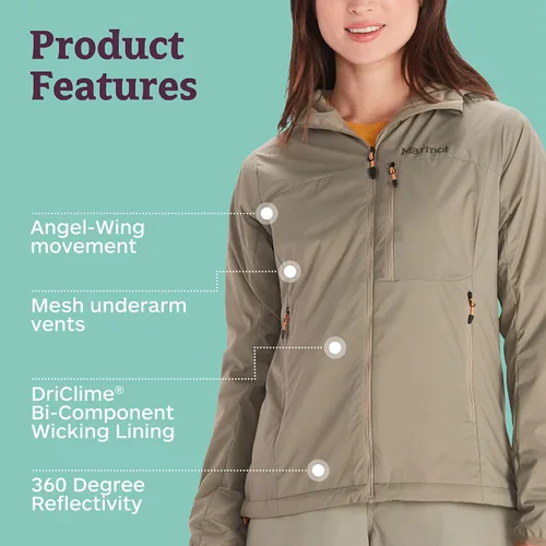 Vista 4 de MARMOT Sudadera con capucha Ether Driclime para mujer