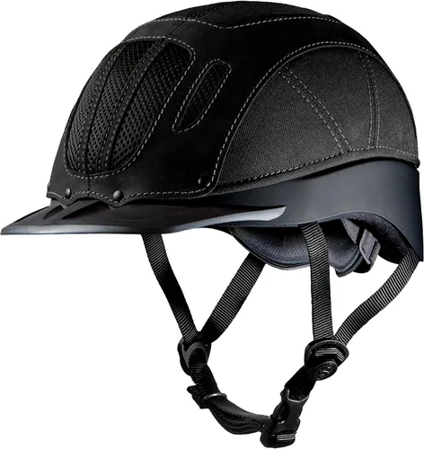 Vista 6 de Troxel Sierra Rugged Horse Riding Helmet, Low-Profile, Self-Adjustable Design, Safety Horseback Riding Gear Marrón