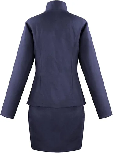 Vista 4 de Disfraz de anime JJK Jujutsu Zenin Maki para niñas y mujeres, uniforme escolar japonés, falda, vestido Mai, traje de Halloween