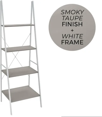 Vista 6 de ClosetMaid 4964 4 Estante de escalera de material mixto, gris pardo gris topo