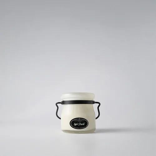 Vista 7 de Milkhouse Candle Company Apple Strudel - Vela de soja – Canela Manzana Aroma de vainilla – Tarro de crema de 5 onzas con tapa, más de 35 horas