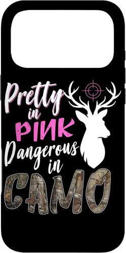 Vista 22 de Funny Pink Camo Hunting Graphic Women Deer Buck Hunters Case for iPhone 17