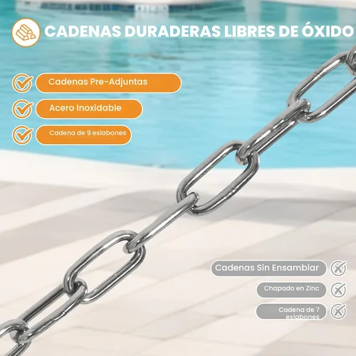 Vista 7 de Lazy Daze Hammocks Hamaca doble de cuerda caribeña de 10.5 pies para 2 personas, hamaca de poliéster tejida a mano con barras separadoras