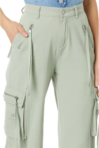 Vista 3 de BLANKNYC Ropa de lujo para mujer, pantalones cargo de gran tamaño, cómodos y elegantes