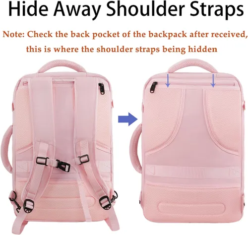 Vista 42 de MATEIN - Mochila de viaje extragrande de 10.56 galones, mochila de viaje ampliable apta para aerolíneas, para viajeros de fin de semana, hombres