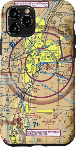 Vista 29 de Albuquerque (ABQ) Sectional Chart - Aviation Case for iPhone 17