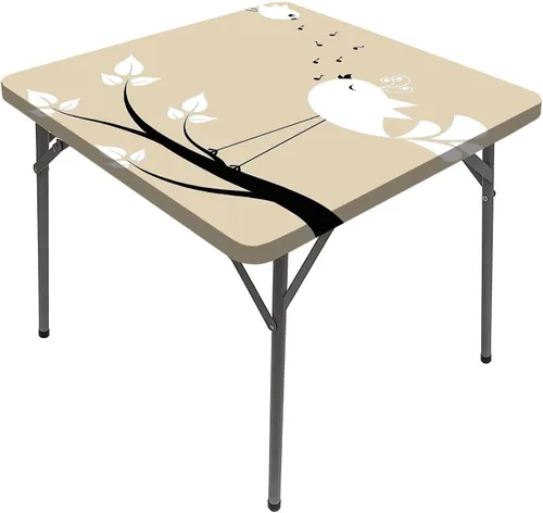 Vista 19 de Flying Birds - Mantel cuadrado elástico con diseño de pájaros en la rama de árbol, manteles decorativos de naturaleza y paz para el hogar, se adapta