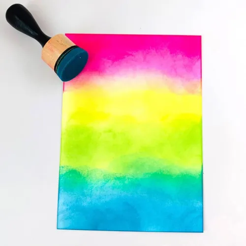 Vista 7 de Juego de 46 mini herramientas de mezcla de tinta, con espuma de repuesto de espuma, incluye 24 almohadillas de espuma de repuesto con almohadillas