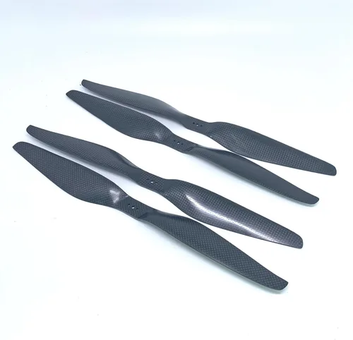 Vista 14 de 2 pares de hélice KingVal de repuesto de fibra de carbono 1255 CW/CCW compatible con RC Drone Quadcopter