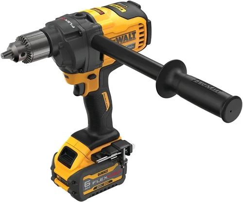 Vista 4 de DEWALT FLEXVOLT 60V MAX* Taladro inalámbrico para mezcla de hormigón, sistema de embrague electrónico (DCD130T1)