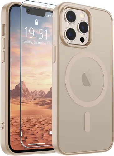 Vista 272 de SUPFINE Funda magnética para iPhone SE 2022 (3ª)/2020 (2ª), iPhone 8 (compatible con MagSafe) (protección contra caídas de grado militar), funda