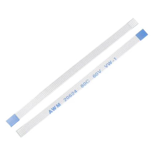 Vista 63 de uxcell Cable plano flexible FFC, 5 clavijas de 0.020 in de paso de 1.181 in, FPC FFC, cable de cinta flexible para TV LCD, audio de coche