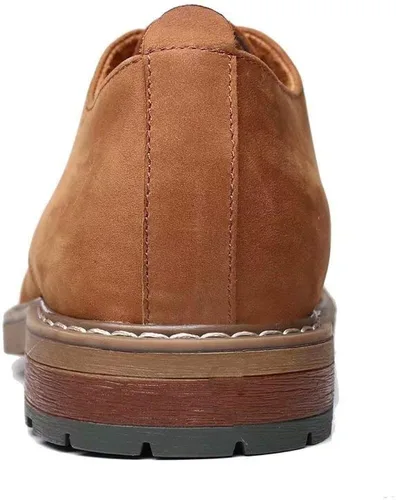 Vista 5 de Zapatos de vestir Oxford casuales con cordones para hombre