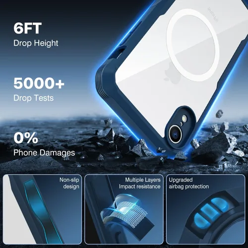 Vista 185 de CENHUFO Funda de privacidad para iPhone 11 Pro, funda de cuerpo completo con protector de pantalla de privacidad de vidrio templado 9H integrado
