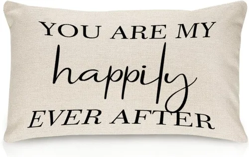 Vista 38 de Better When We are Together - Fundas de almohada lumbar de 12 x 20 pulgadas con citas divertidas de algodón y lino para sofá, decoración de sala