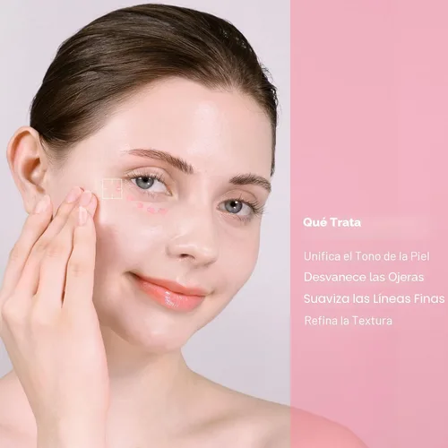 Vista 3 de TOSOWOONG PDRN Crema para ojos con péptidos rosados y ADN de salmón PDRN 5,000ppm, fórmula antienvejecimiento con cafeína y retinol liposómico