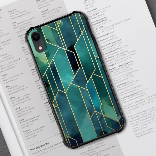 Vista 173 de Funda compatible con iPhone XR, diseño de elefantes africanos para niñas, diseño de patrón a prueba de golpes, antiarañazos, carcasa trasera
