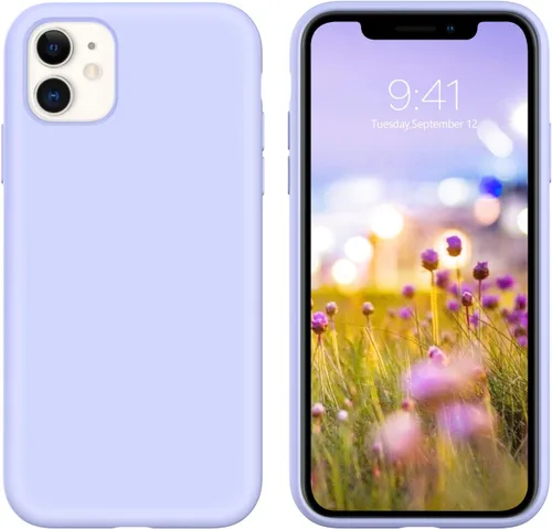 Vista 22 de GUAGUA Funda compatible con iPhone 17 Pro Max de 6.9 pulgadas, silicona líquida, goma de gel suave, delgada, forro de microfibra delgada