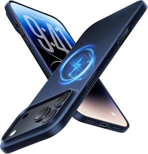 Vista 12 de TORRAS Funda magnética delgada para iPhone 18 Pro Max Ultra Thin, negro 1-negro