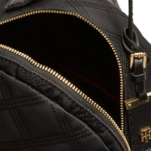Vista 5 de Tommy Hilfiger Mochila pequeña Julia para mujer, Negro Tonal, talla única