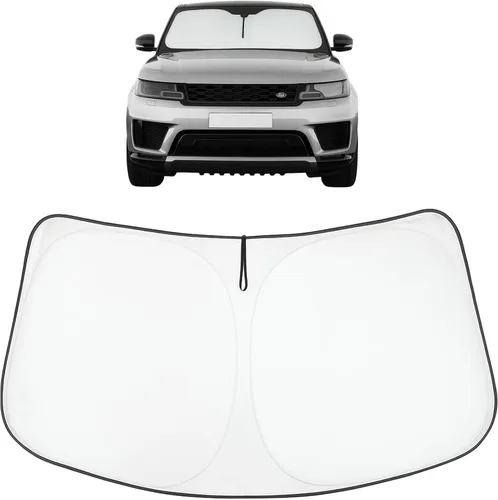 Vista 14 de Proadsy Parasol para parabrisas Rivian R1S 2022-2025 2026 de 4 capas plegable, protector de parasol frontal que bloquea los rayos UV, mantiene