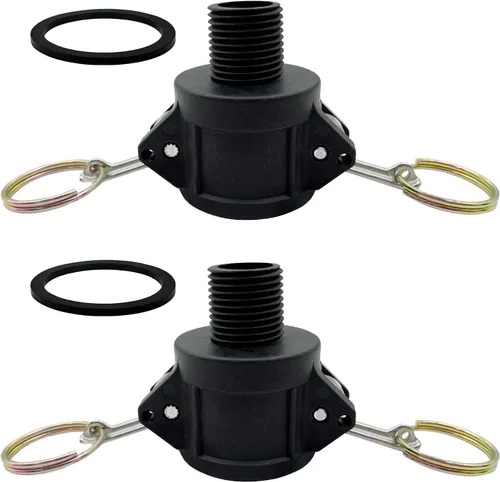 Vista 15 de BITOBITOTU - 2 accesorios Camlock Poly NPT A-50 1/2 pulgadas, tipo A, acoplamientos estándar de leva, accesorios de bloqueo de leva, ajuste