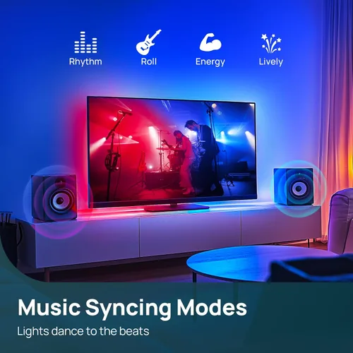 Vista 5 de Linkind Caja de sincronización HDMI 2.0, retroiluminación inteligente AI LumiSync Technology ET6, compatible con 4K @60Hz, retroiluminación LED