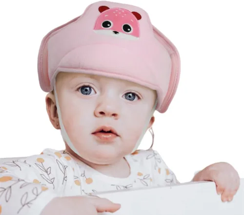 Vista 5 de Protector de cabeza de bebé para caminar y gatear para niños pequeños, protección de seguridad, anticolisión, lindo parachoques de cabeza, almohada