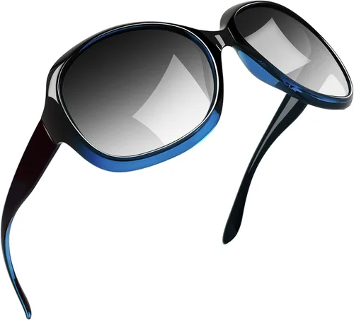 Vista 128 de Joopin Lentes de sol de gran tamaño para mujer, polarizados, grandes, para conducción, protección UV, grandes sombras