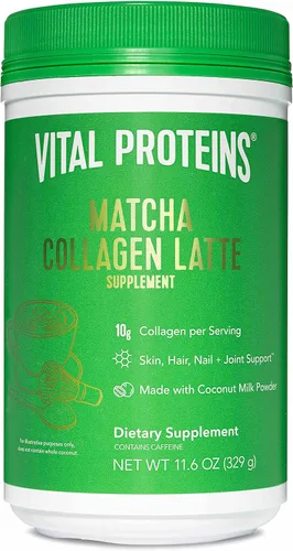 Vista 8 de Vital Proteins Suplemento en polvo de péptidos de colágeno Matcha, polvo de té verde matcha, 10.5 onzas, sabor original