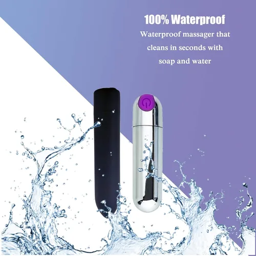 Vista 3 de Mini juguete sensorial de 10 velocidades potentes para mujeres, portátil de mano recargable por USB, impermeable, juguetes para mujeres