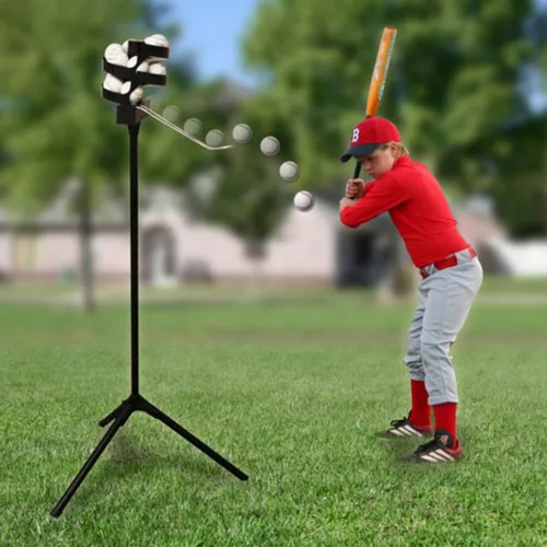Vista 4 de Heater Sports Scorpion Soft Toss y batería de 8 horas – Máquina de lanzamiento automática portátil, ideal para niños, adolescentes y adultos