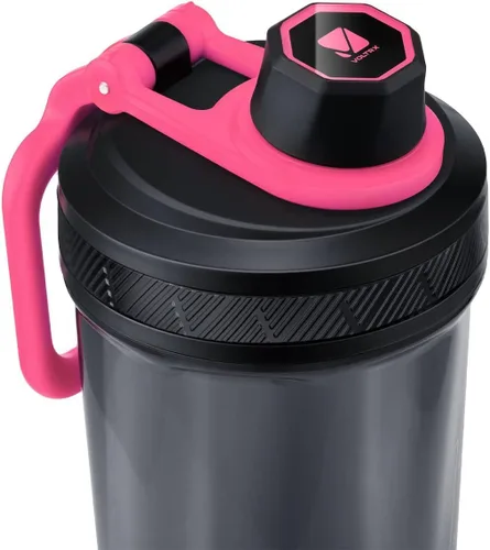 Vista 2 de VOLTRX Botella agitadora, Mezclador eléctrico recargable USB C con Gallium para batidos de proteínas, Vasos agitadores para batidos de proteínas