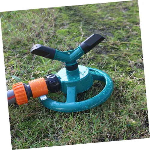 Vista 3 de Rociador giratorio automático para césped con base estable Sistema de riego sobre el suelo para riego de jardín y césped, cabezal de rociador