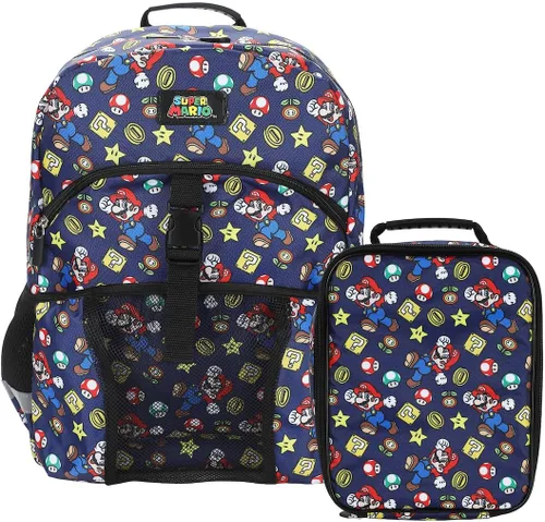 Vista 9 de Bioworld Conjunto de Mochila Premium y Kit de Almuerzo de Batman de 2 Piezas de 16" para Niños